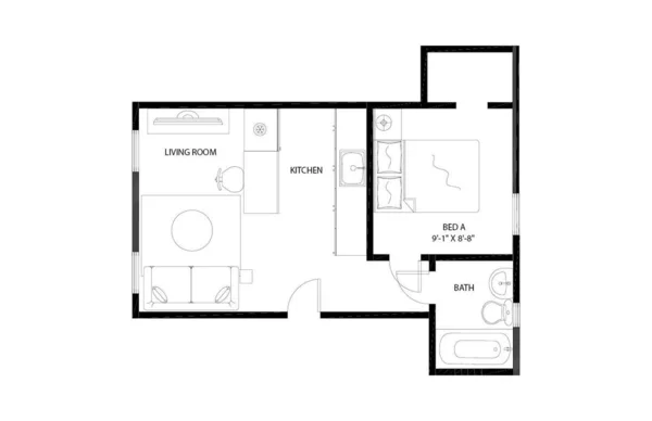 1 bedroom apartment for rent in Midtown West - Manhattan, New York