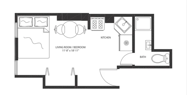 Studio Apartment for rent in East Village - Manhattan, New York