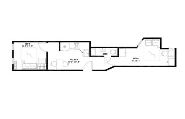 2 bedrooms apartment for rent in Midtown West - Manhattan, New York