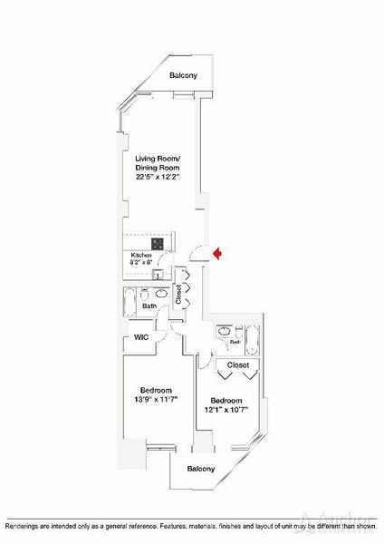 2 bedrooms apartment for rent in Upper West Side - Manhattan, New York