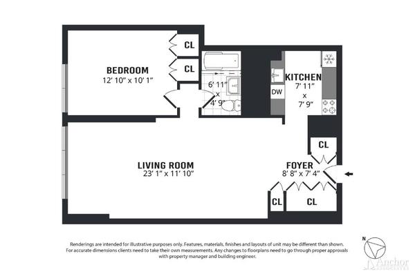 1 bedroom apartment for rent in Midtown - Manhattan, New York