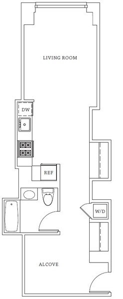 1 bedroom apartment for rent in Midtown West - Manhattan, New York