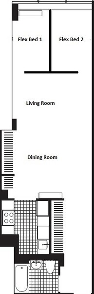 2 bedrooms apartment for rent in Financial District - Manhattan, New York