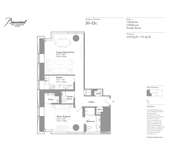 1 bedroom apartment for rent in Midtown West - Manhattan, New York