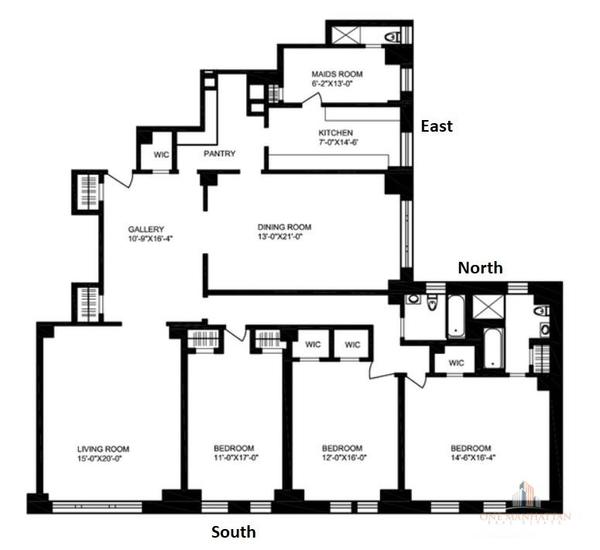 4 bedrooms apartment for rent in Upper West Side - Manhattan, New York