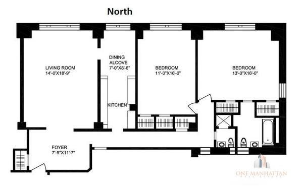 2 bedrooms apartment for rent in Upper West Side - Manhattan, New York