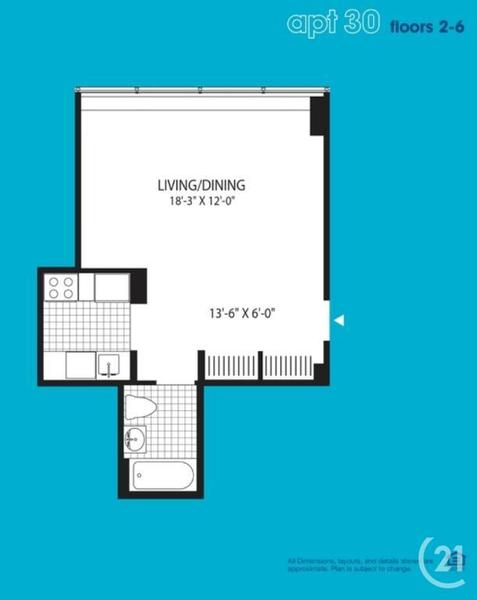 1 bedroom apartment for rent in Financial District - Manhattan, New York