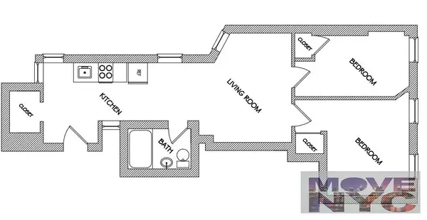 2 bedrooms apartment for rent in Midtown West - Manhattan, New York