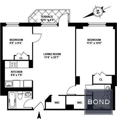 2 bedrooms apartment for rent in Flatiron - Manhattan, New York