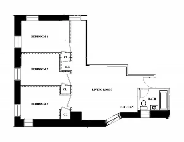 3 bedrooms apartment for rent in West Village - Manhattan, New York