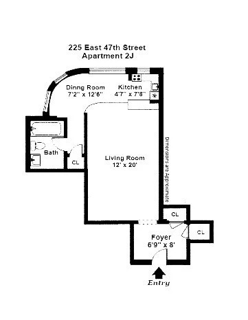 Studio Apartment for rent in Midtown East - Manhattan, New York