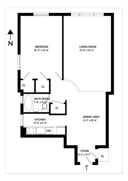 1 bedroom apartment for rent in Midtown - Manhattan, New York