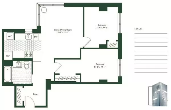 2 bedrooms apartment for rent in Prospect Lefferts Gardens - Brooklyn, New York