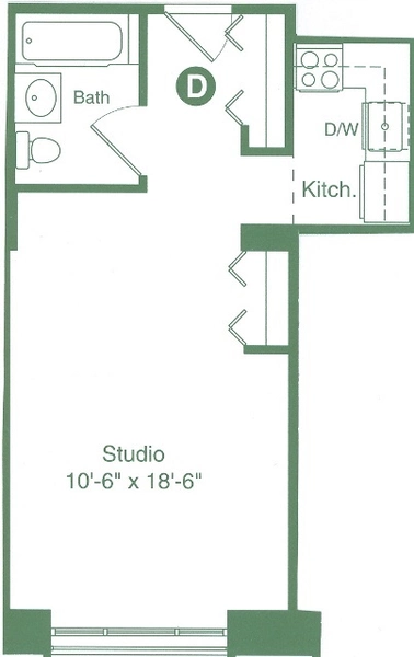 Studio Apartment for rent in Chelsea - Manhattan, New York